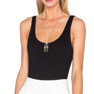 House of Harlow Revolve Wren Black Bodysuit Sz XL NWT Beautiful!